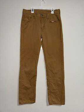 Levi's 514 Straight Fit Men's Chino Pants W30 L32 Brown